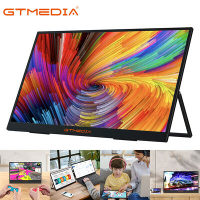 15.6'' Portable Monitor 1080P Type C HDMI Gaming Screen For Laptop Switch Xbox PS