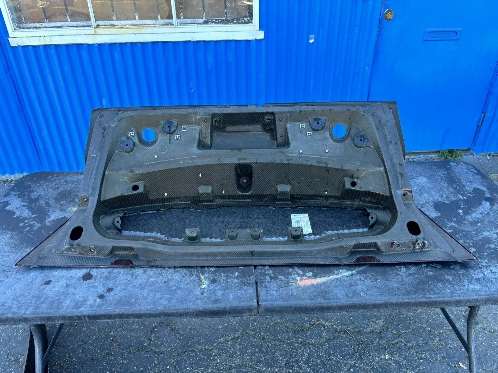 Aston Martin DBS Rear Carbon Fiber Trunk Deck Lid Shell 2019 - 2023 Oem
