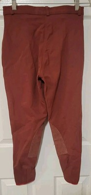 Pantalon équitation Femme Miller – Taille Haute, Rouge Stretch, Coton/lycra – Taille 28