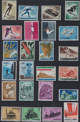 San Marino - Selection of MNH Stamps................24R.....R-317-y - 第 1/1 張圖片