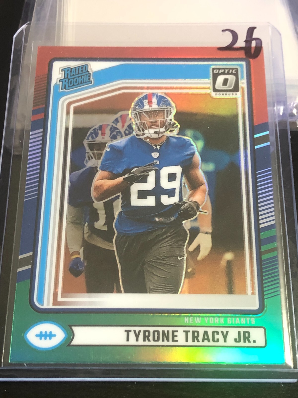 2024 Donruss Optic Preview TYRONE TRACY JR. Red/Green Preview Holo #364 Giants