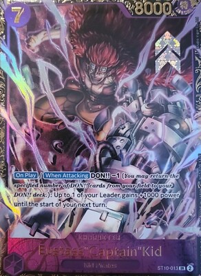 One Piece TCG ST10-013 Eustass “Captain” Kid Top 64 Regional | eBay