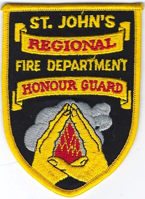 NEWFOUNDLAND-CANADA - St. John's Regional Fire Dept. Honor Guard Patch.