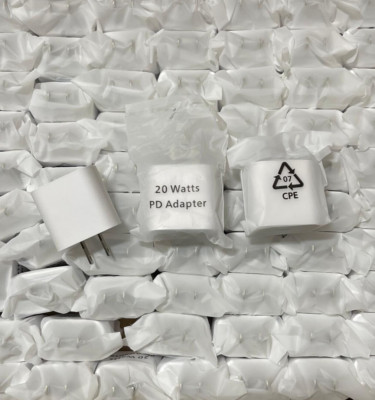 Wholesale 20W USB-C PD Wall Adapter Universal Fast Charger iPhone Samsung (100x)