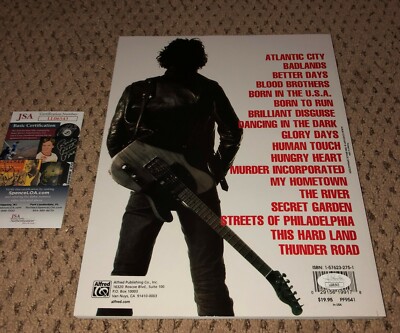 STEVEN VAN ZANDT SIGNED SONG BOOK JSA STEVIE E STREET BAND BRUCE