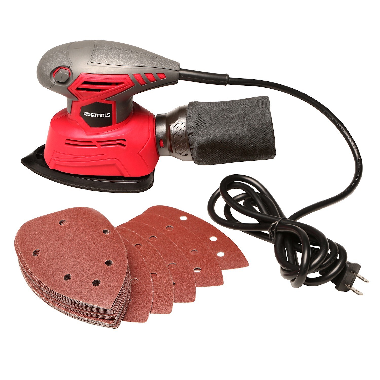 Great Working Tools MS028 120V Orbital Sander with Dust Collection 