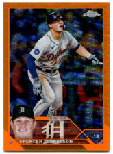 2023 Topps Chrome #7 Spencer Torkelson Orange Wave Refractor /25 Detroit Tigers