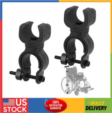 Giantree 2Pcs Black Cane Holder for the Walker, Stick Universal Crutches Stick B