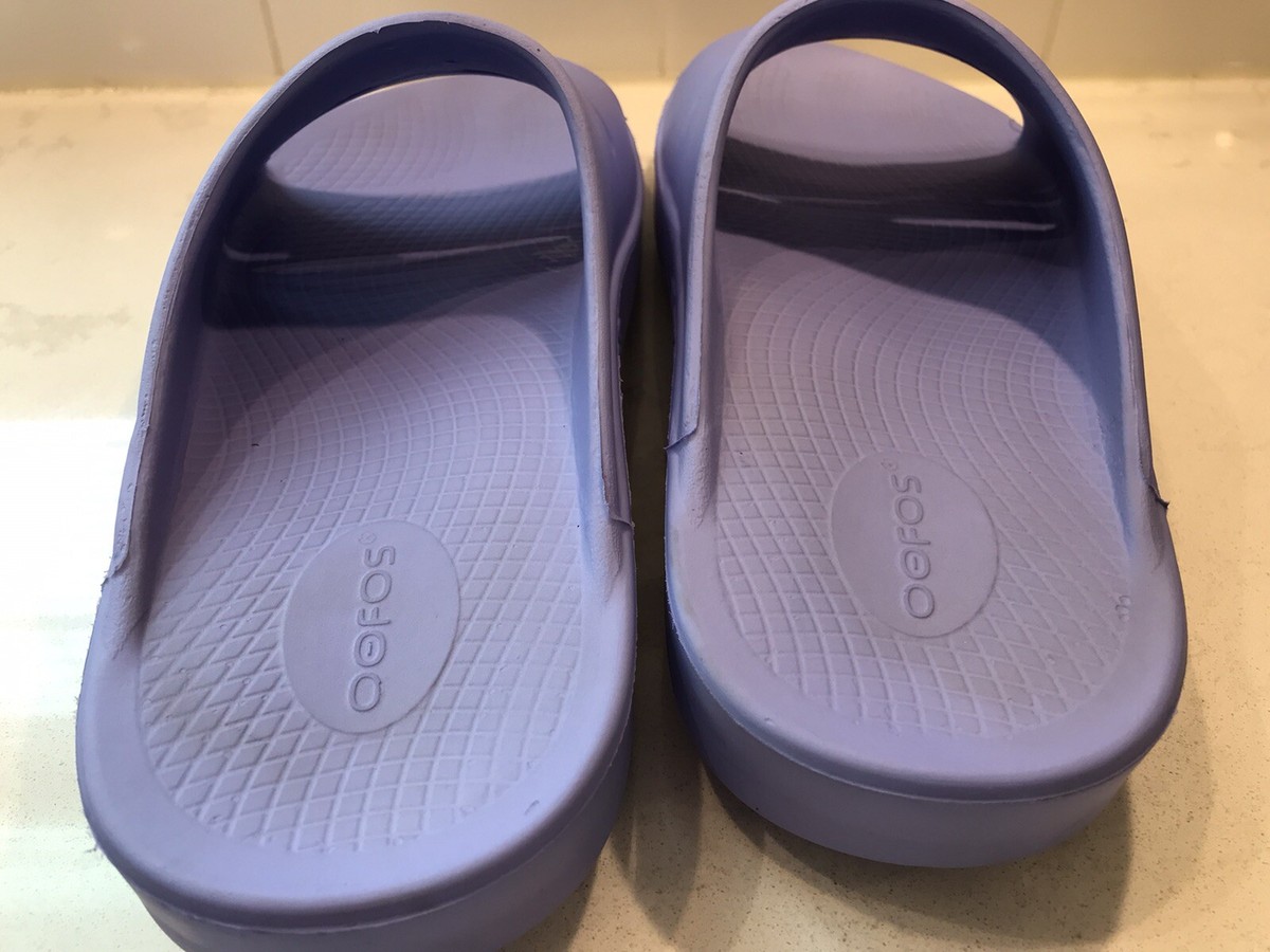 Oofos Ooahh Sandals Slides Mens Size 11 Women 13 Purple Comfort Recovery OOFOS OOahh Sz 13 Womens 11 Mens Slip On Slide Recovery  main image 4