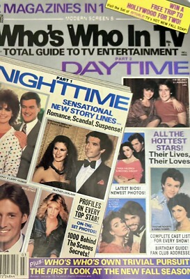 WHO s WHO In TV Daytime/ Nighttime- Days Of Our Lives, Knot s Landing, Dynasty +