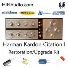 Harman Kardon Citation I restauro recap riparazione aggiornamento ricostruzione kit condensatore