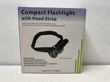 Compact Flashlight With Head Strap