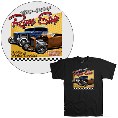Motorsport T-Shirt Hot Rod Speedway Racing Quartermile Dragster Autorennen *1092