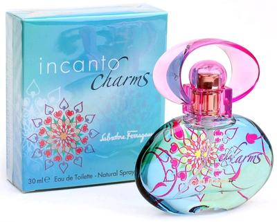 Incanto Charms  By Salvatore Ferragamo 1.0 Oz Edt Spray for Women 1 Oz  Sealed