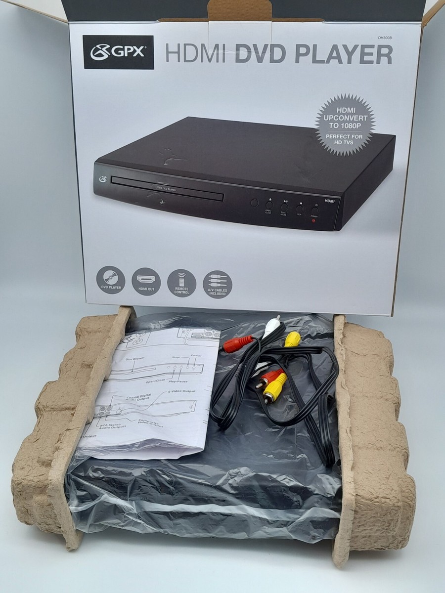 GPX DH300B 1080p Upconvert DVD Player 47323022302| eBay