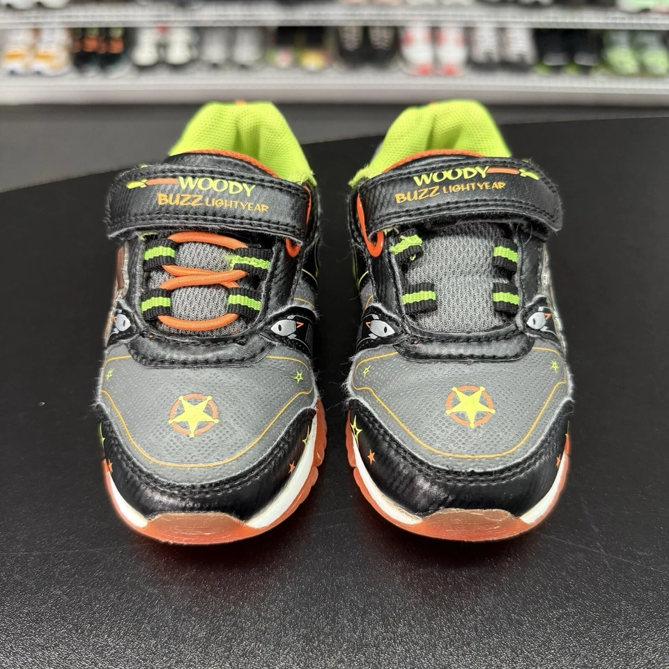 Toy Story Light Up Woody Buzz Lightyear Zapatos Tenis Niños Talla 6 Foto 3 de 4