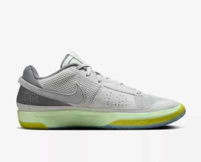 Nike JA 1 Mens Basketball Shoes Light Silver Green FQ4796 003 Morant (NEW) Nike Ja 1 Basketball Shoes (FQ4796-003, Light Silver/Cyber  main image 3