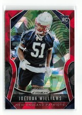 JOEJUAN WILLIAMS #398 RC 2019 PANINI PRIZM PATRIOTS RED ICE