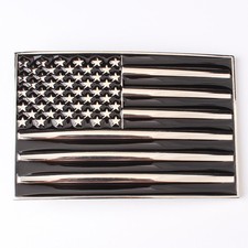 American Flag Belt Buckle Cowboy Native American Motorcyclist FLG-05 