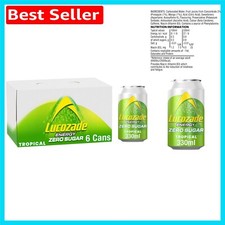 Energy Zero Sugar Tropical Drink, 330ml Can Pack of 6 - Guilt-Free Refreshment