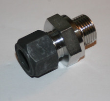 1/2 Tub x 3/4-16 O-Seal SAE/MS Straight Thread 316ss Fitting Parker 8-8 ZHBA5-SS