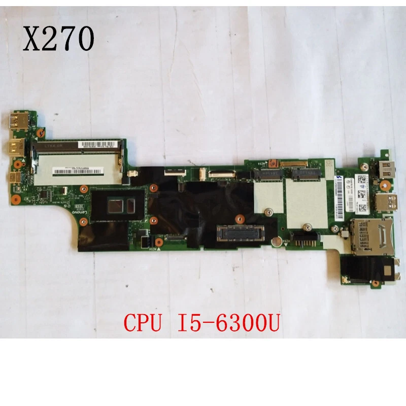 For Lenovo ThinkPad X270 Motherboard CPU I5-6300U FRU 01LW729 01HY521 01HY519