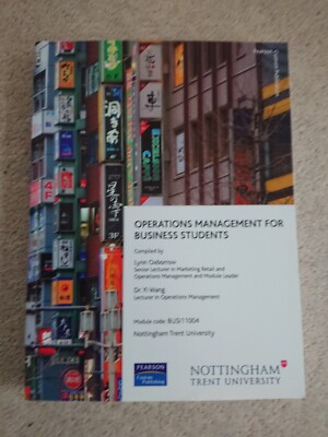 Operations Management for Business Students Book - 2009 - Oxborrow, Wang - Ex C