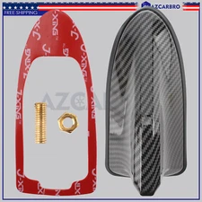 Carbon Fiber Car Roof Antenna Shark Fin Antenna New Fits For Most Cars