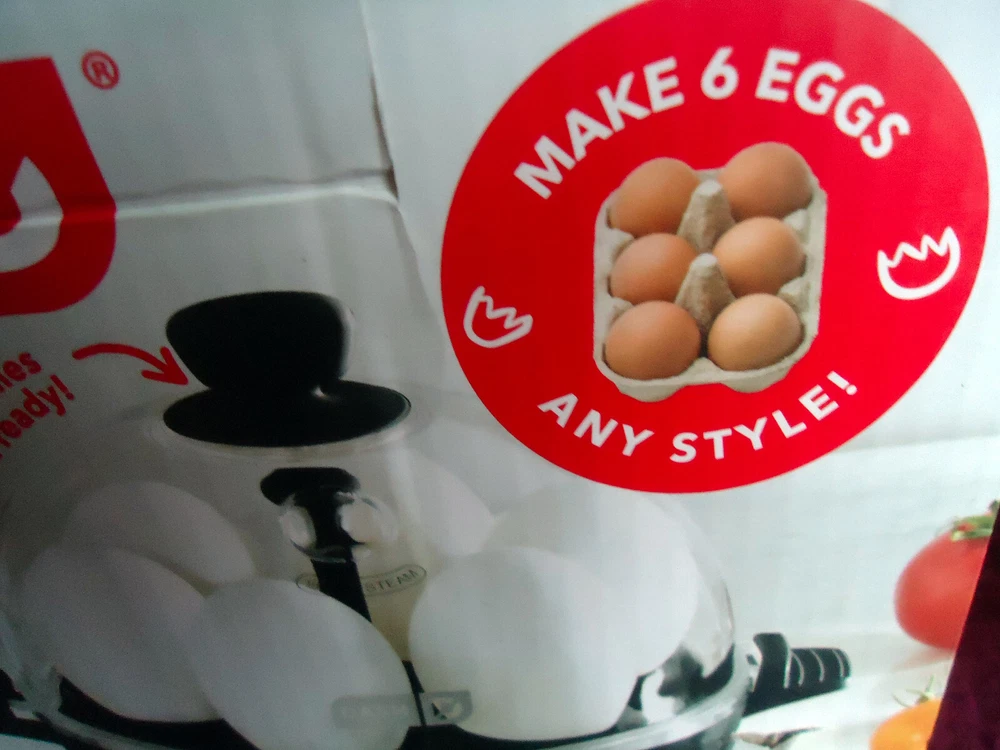 Dash Rapid Electric Egg Cooker with 6-Egg Capacity New in Box Dash Rapid Electric Egg Cooker with 6-Egg Capacity New in Box