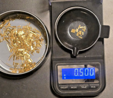 1/2 Gram Gold 24k PIECES 9999 Bullion Projects, JEWELRY Repairs PURE,$ G 4317.16 per troy oz