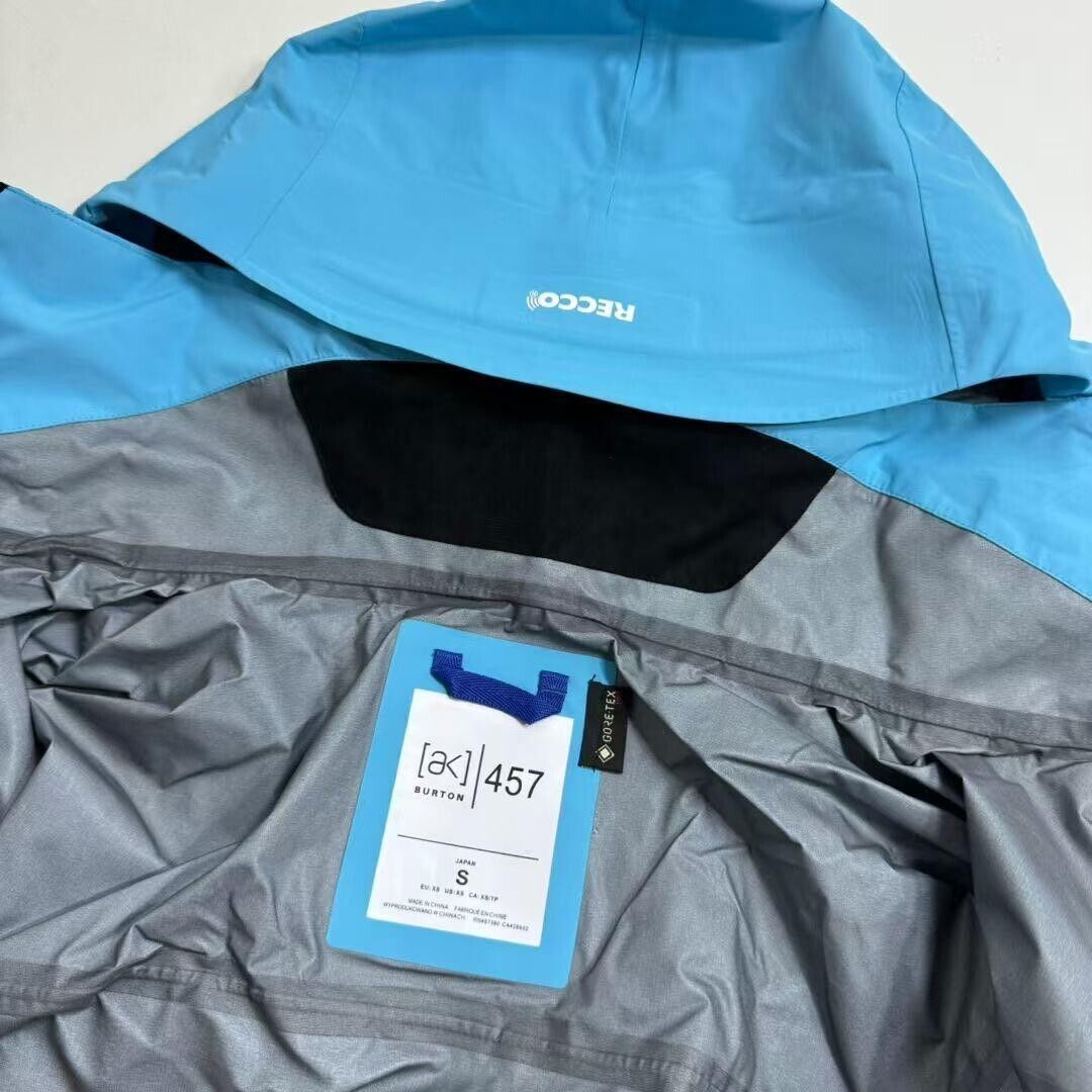 Burton Guide Jacket AK457 Gore-Tex Size S Cyan Noblue Color Burton Guide Jacket AK457 Gore-Tex Size S Cyan Noblue Color