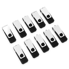 10 Pack 16GB USB Flash Drive Swivel Memory Stick Thumb Pen Drive Storage USB 2.0