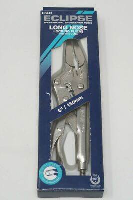 1 pcs ECLIPSE Vise Grip E6LN  / 6LN 6'' Long Nose Locking Pliers Wire Cutter