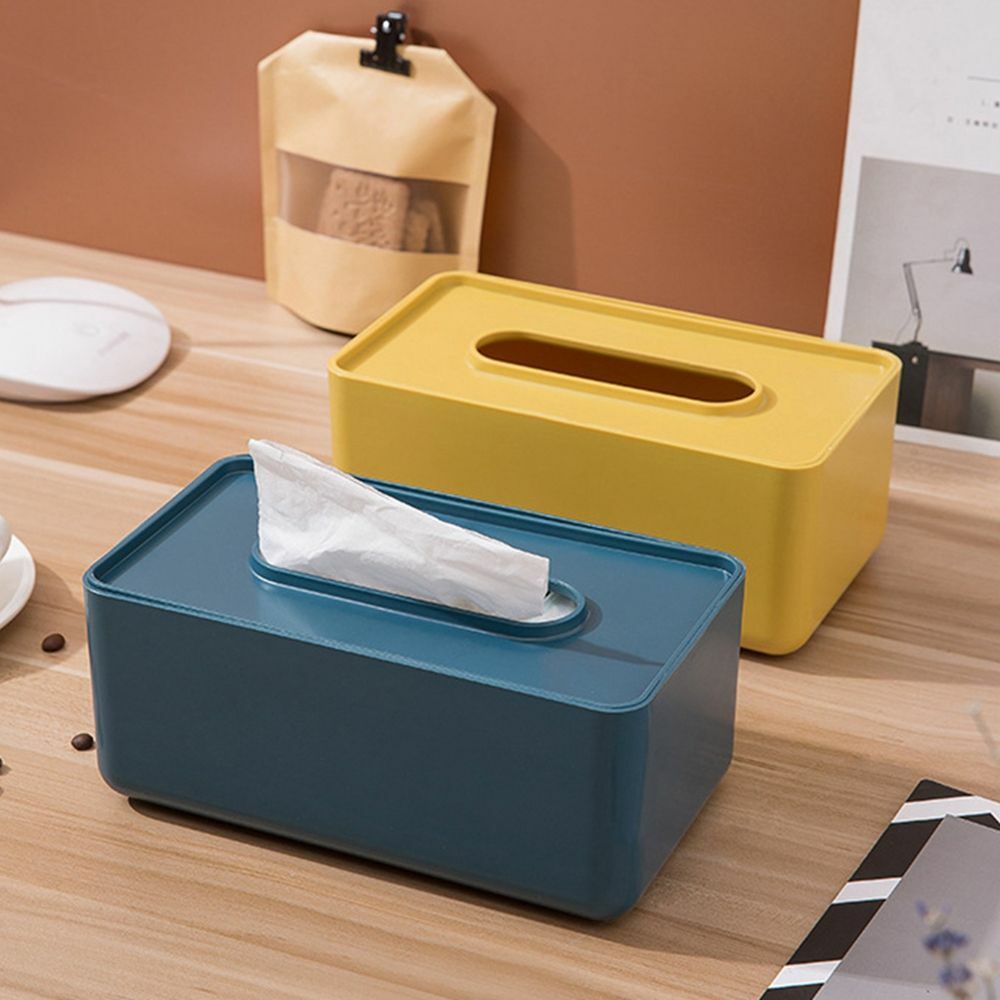 Tissue Box Cover, Plastic Square Tissue Box Holders, Square Napkin