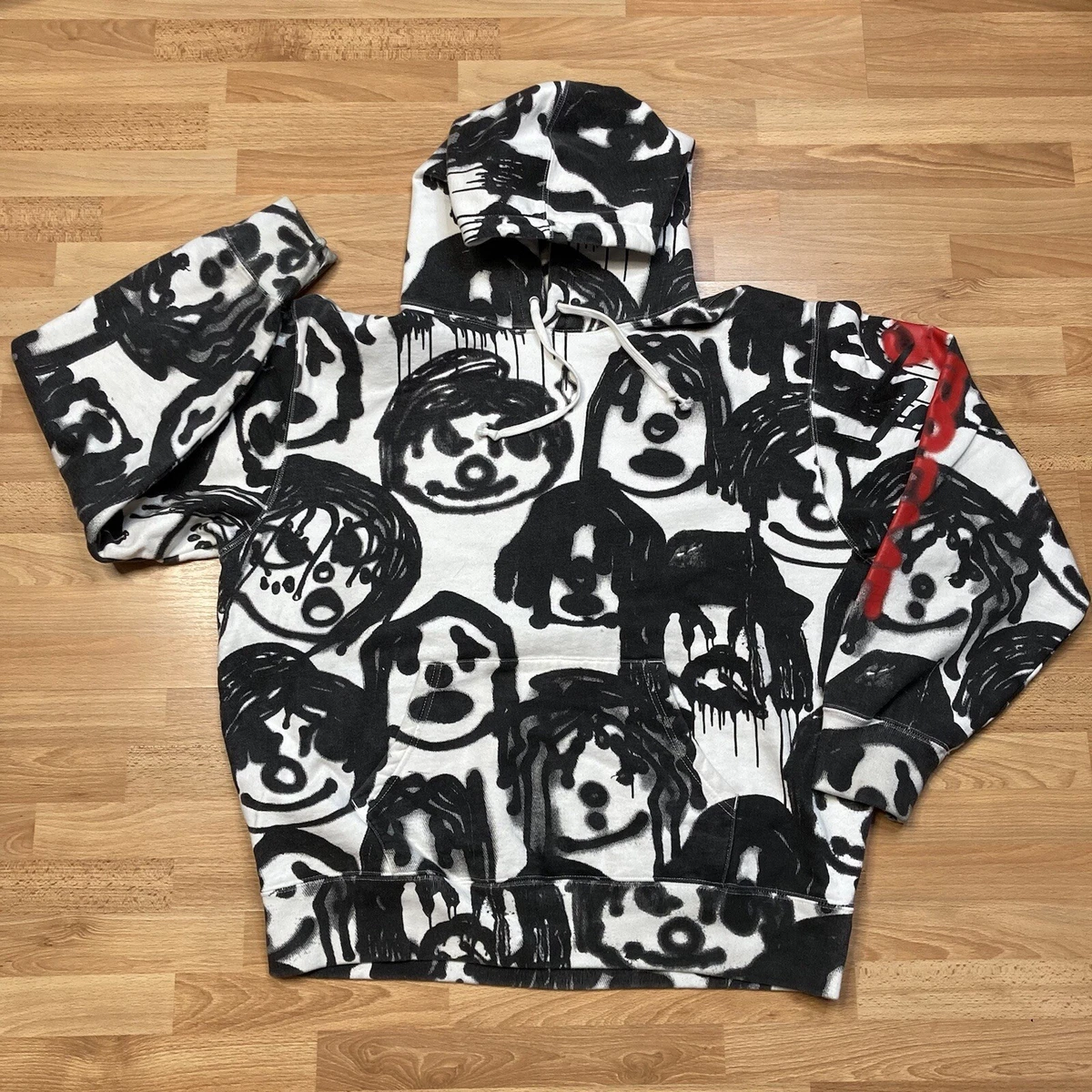 Supreme Yohji Yamamoto Hooded Sweatshirt Medium FW20 New York Art Sweater