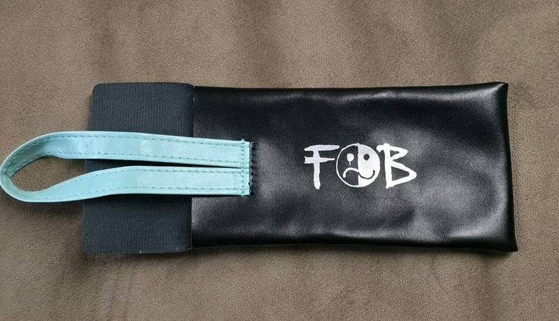 Fall Out Boy VIP Exclusive Sunglass Pouch -  Black And Teal - FOB