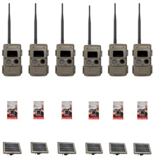 Cuddeback Cuddelink 6 L Series Long Range IR Cameras Solar Power Banks SD Cards