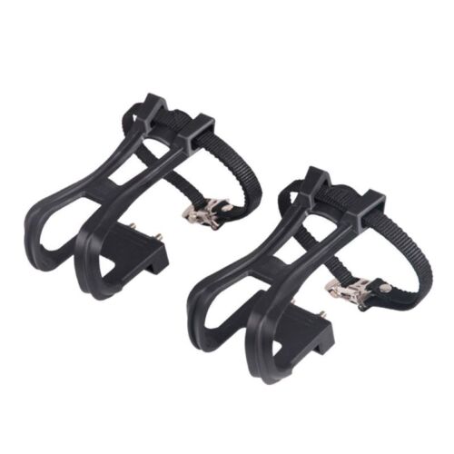 Cycling Fixed Toe Clip Belt Pedal Toe Clips Cage for Outdoor Mountain Road Bikes - Picture 1 of 8