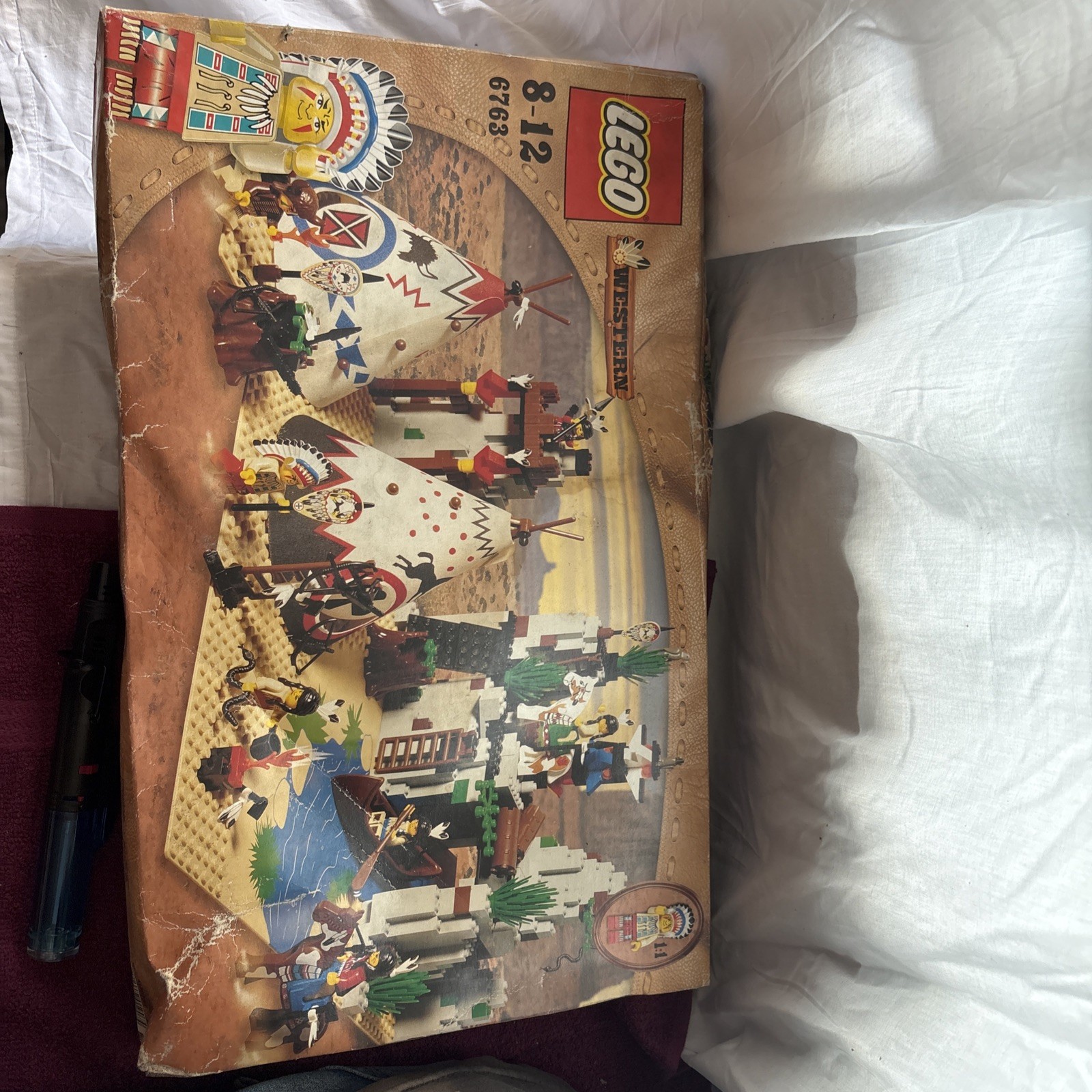 Lego Western 6763 Rapid River Village Original 100% complete 