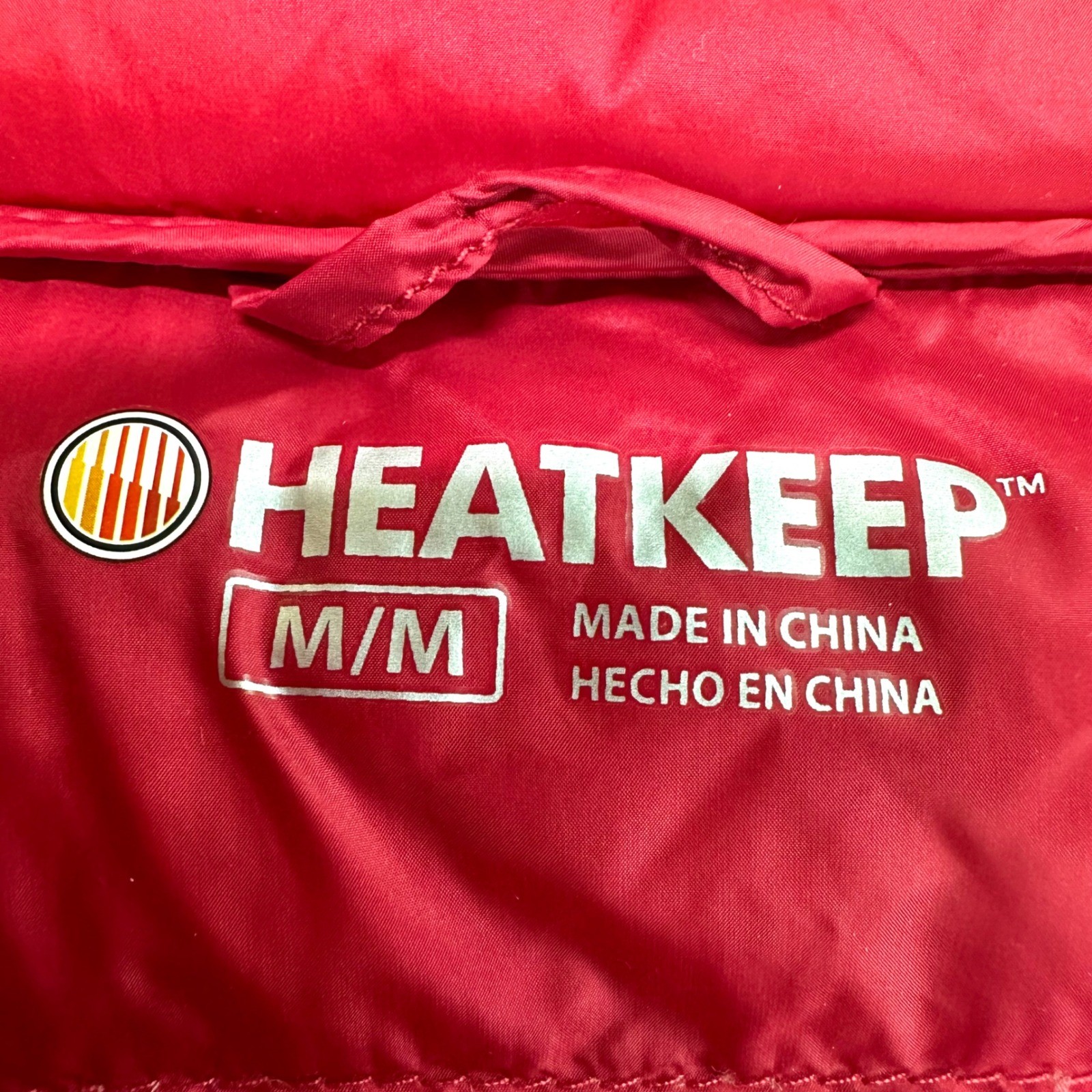 HEATKEEP Red Down Packable Puffer Jacket Women's … - image 8