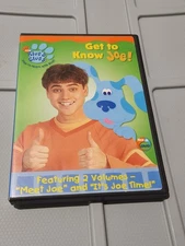 Blues Clues Get To Know Joe DVD 2002 Meet Joe Its Joe Time Scarce Nick Jr