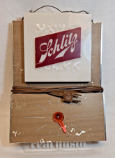 Vintage 1960s Schlitz Lighted Wall Clock Real...