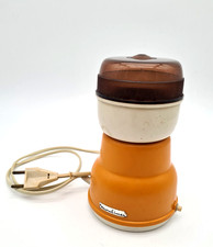 Ancien moulin café électrique MOULINEX orange déco cuisine vintage 60's - B28