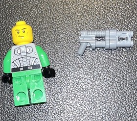 LEGO Chuck Stonebreaker minifigure Galaxy Squad Green Spaceman 70704 70706
