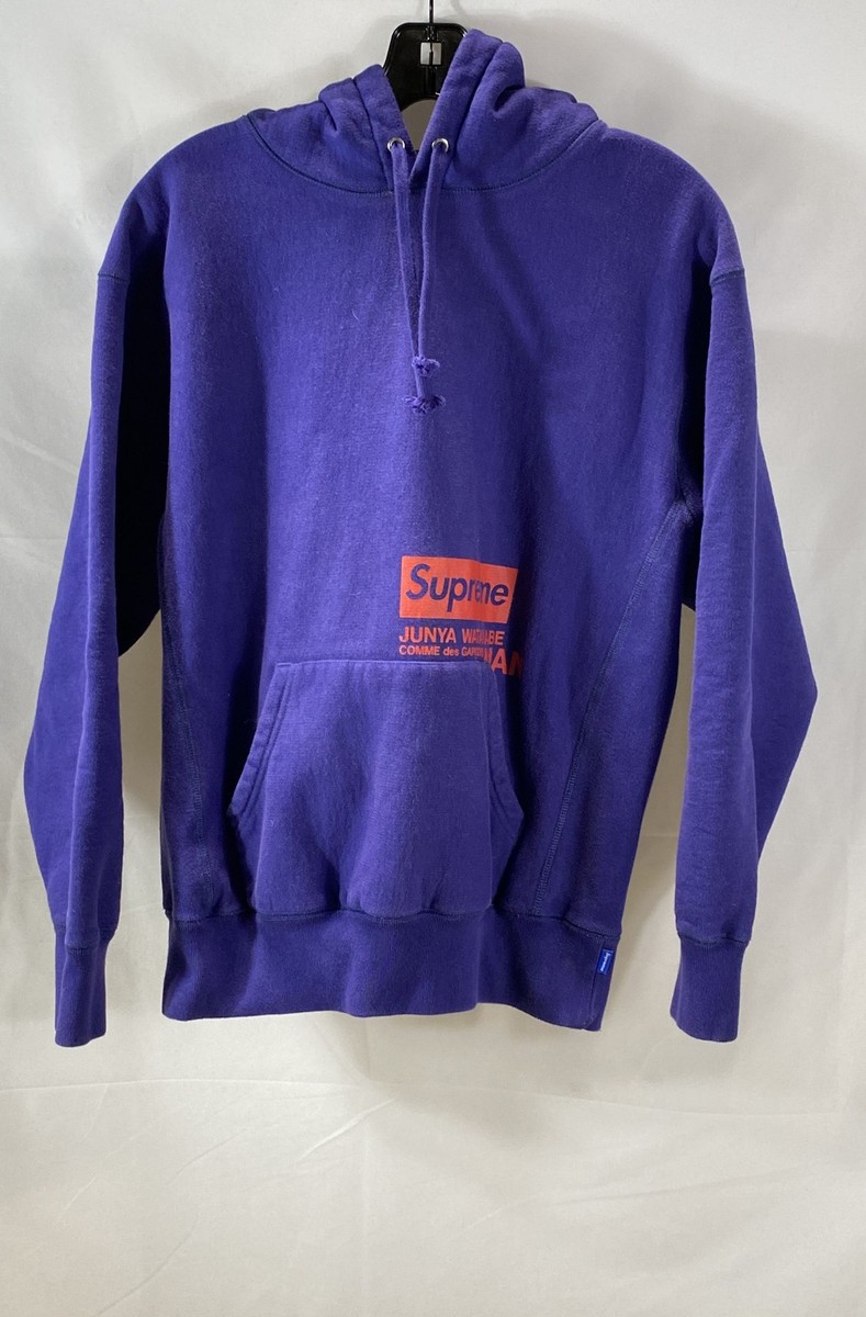 Supreme x Junya Watanabe CDG Men's Box Logo Hoodie Purple Supreme x Junya Watanabe CDG Men's Box Logo Hoodie Purple