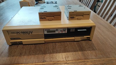 NEC Sodick PC9801uv pc with digital floppy drives
