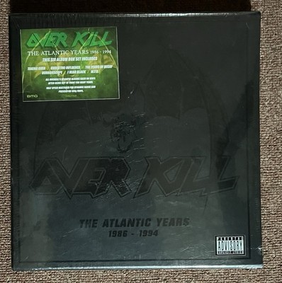Overkill 2022 box set.the Atlantic Years. Sealed. Mint