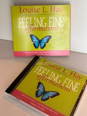 Louise Hay Feeling Fine Affirmations Audio CD Self Help Meditation 2004