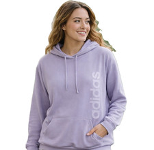 Adidas Women s Pullover Hoodie Size XL Lavender Purple Lightweight Activewear