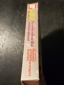 Bandai Golf: Challenge Pebble Beach (Nintendo NES, 1989) Box & Manual [NO GAME]